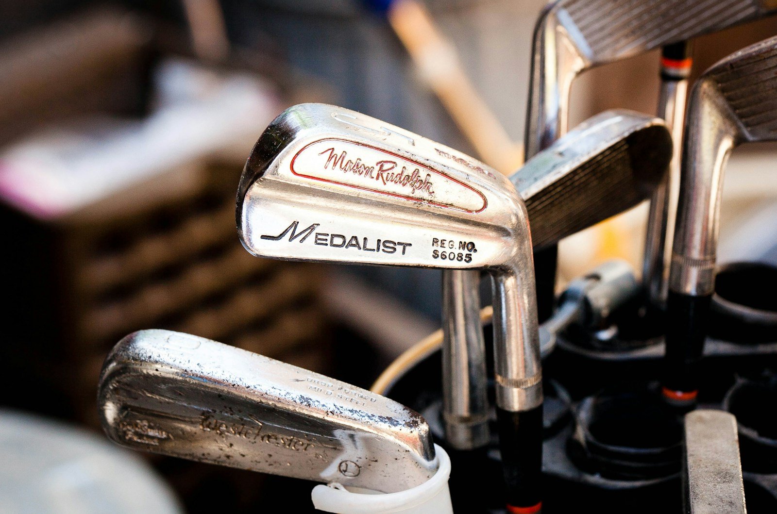 close-up of golf club heads used to compare options when fitting a set