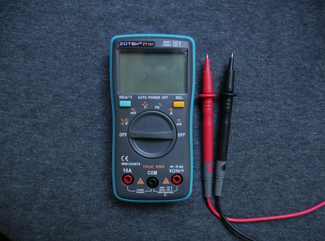 Digital multimeter for testing pack voltage when a golf cart charger is not turning on